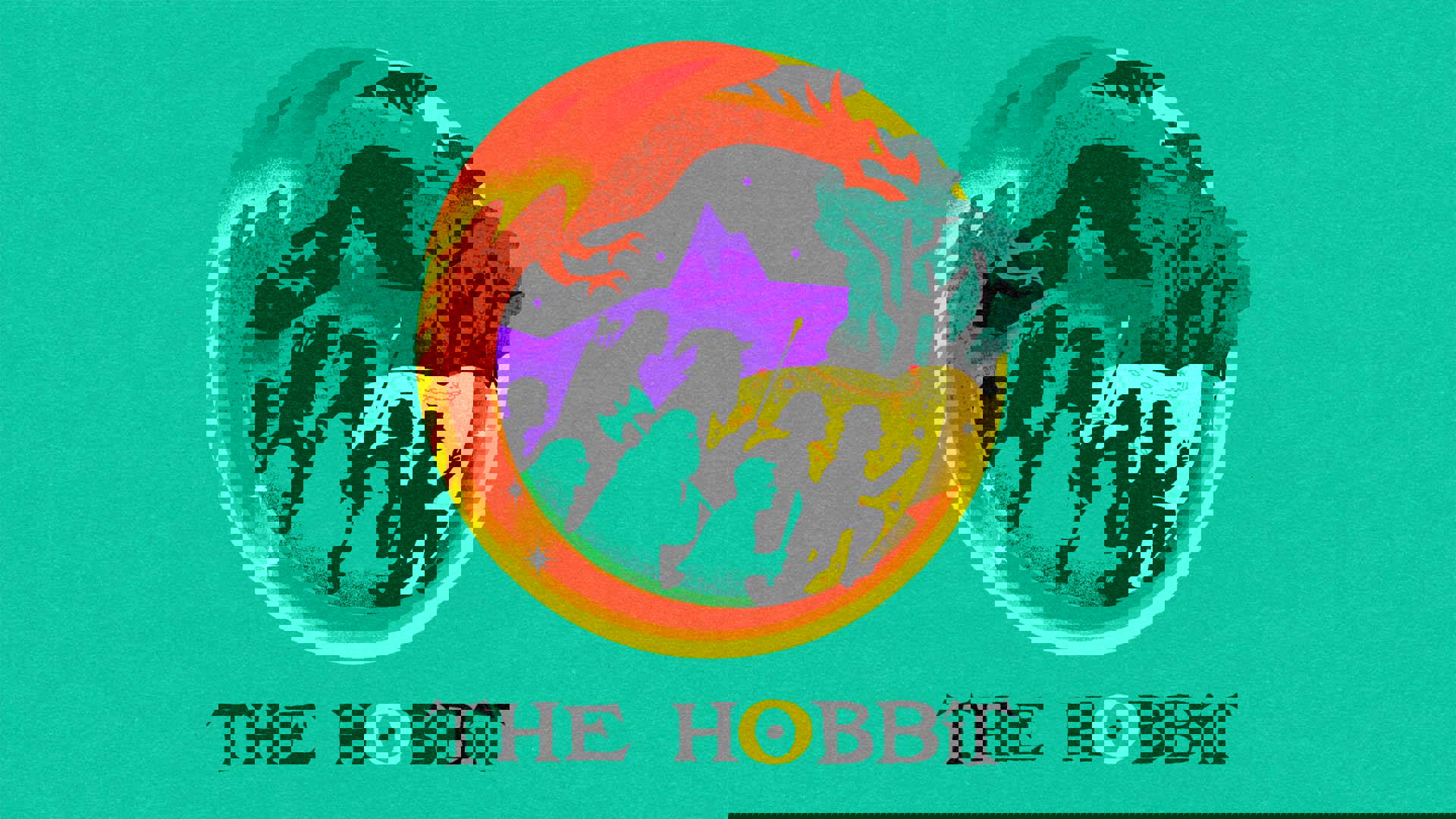 Green banner reads: "The Hobbit"